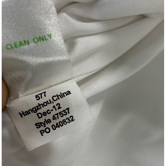 Lilly Pulitzer Henley Spring Summer Dress Gold Metallic Stripe Organza Women’s 0 - Picture 14 of 16